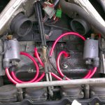 Kawasaki ZZR400 - new NGK plugs, caps & HT leads fitted