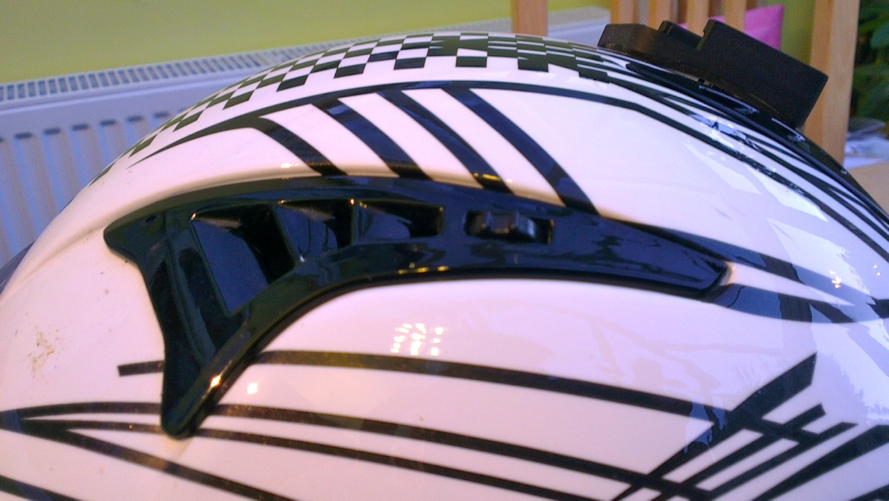 Bell Racing M3R Helmet top vent Beginner Biker Adventures