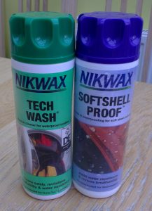Textile waterproofing with Nikwax Tech Wash Softshell Proof