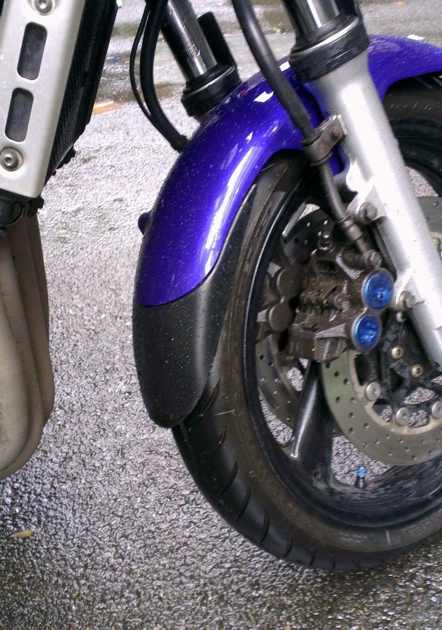 Fitting a Fender Extender Beginner Biker Adventures