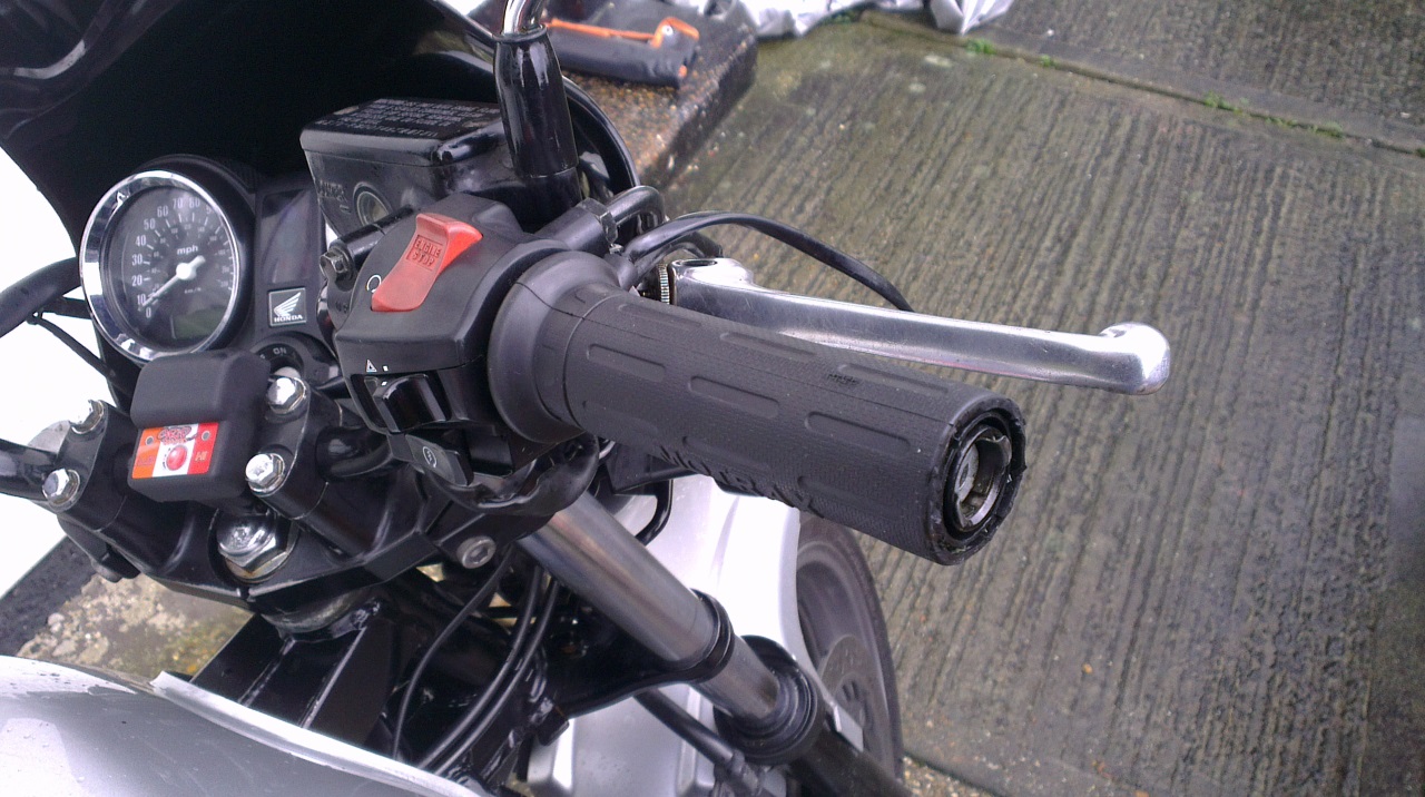 HeatedGripGlue2 Beginner Biker Adventures