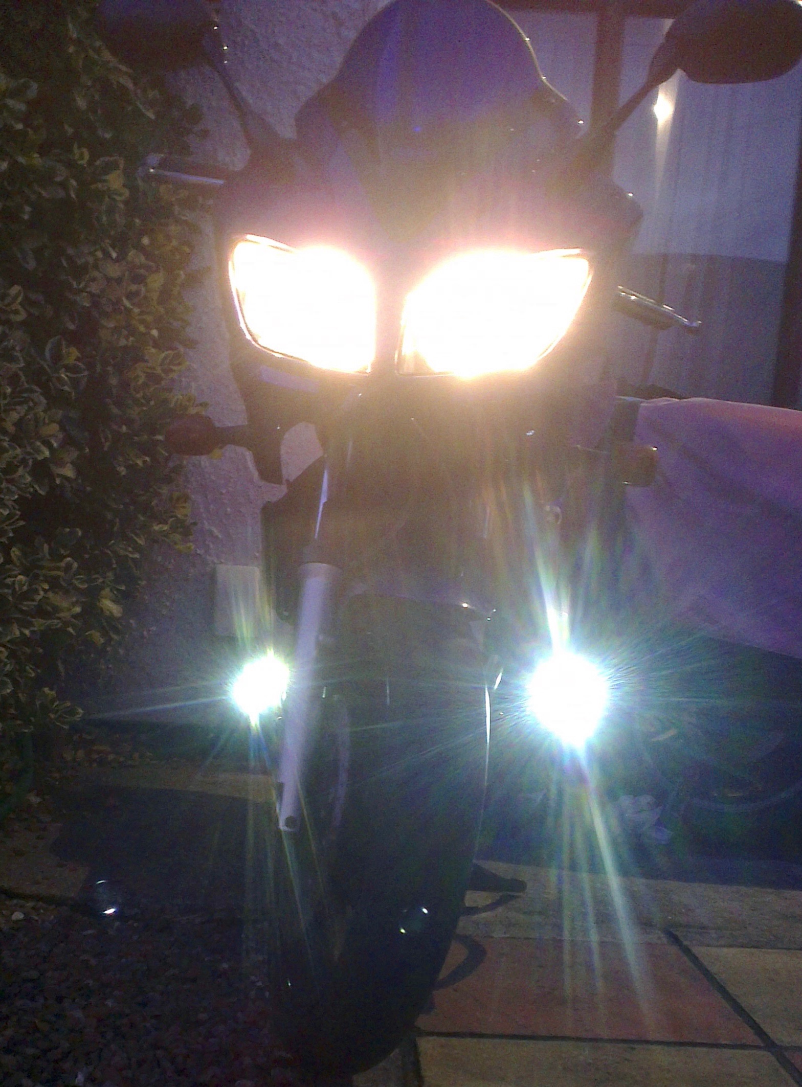 Motorcycle LED Spotlights Beginner Biker Adventures