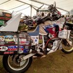 LLanBikeFest 2018 - Ian Coates' trusty Africa Twin
