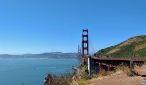 San Francisco motorcycle route, Golden Gate Bridge
