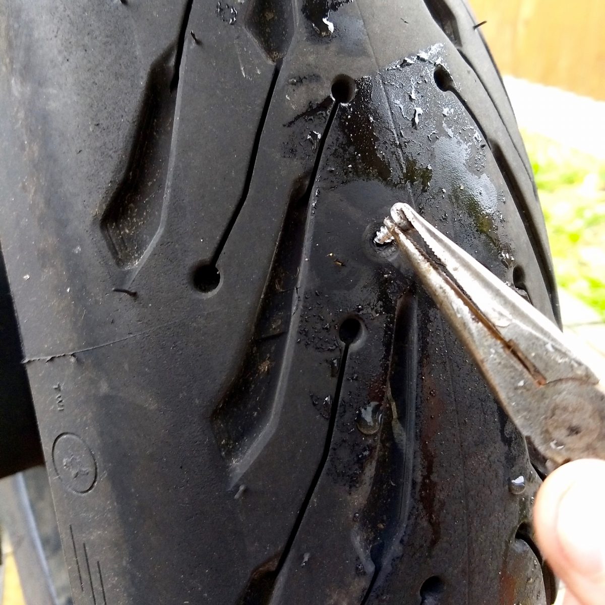 Howto Repair Motorcycle Puncture at the Roadside Beginner Biker