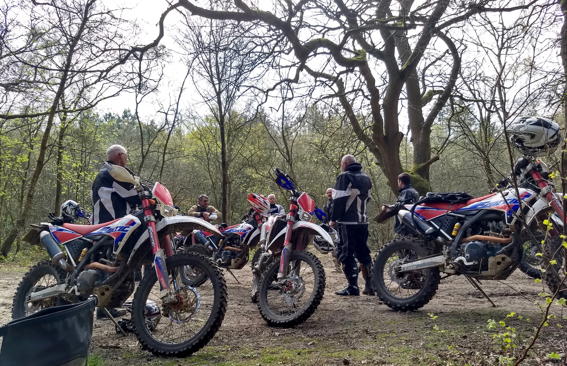 Newbie Trail Riding at Off The Kerb Dorking Beginner Biker