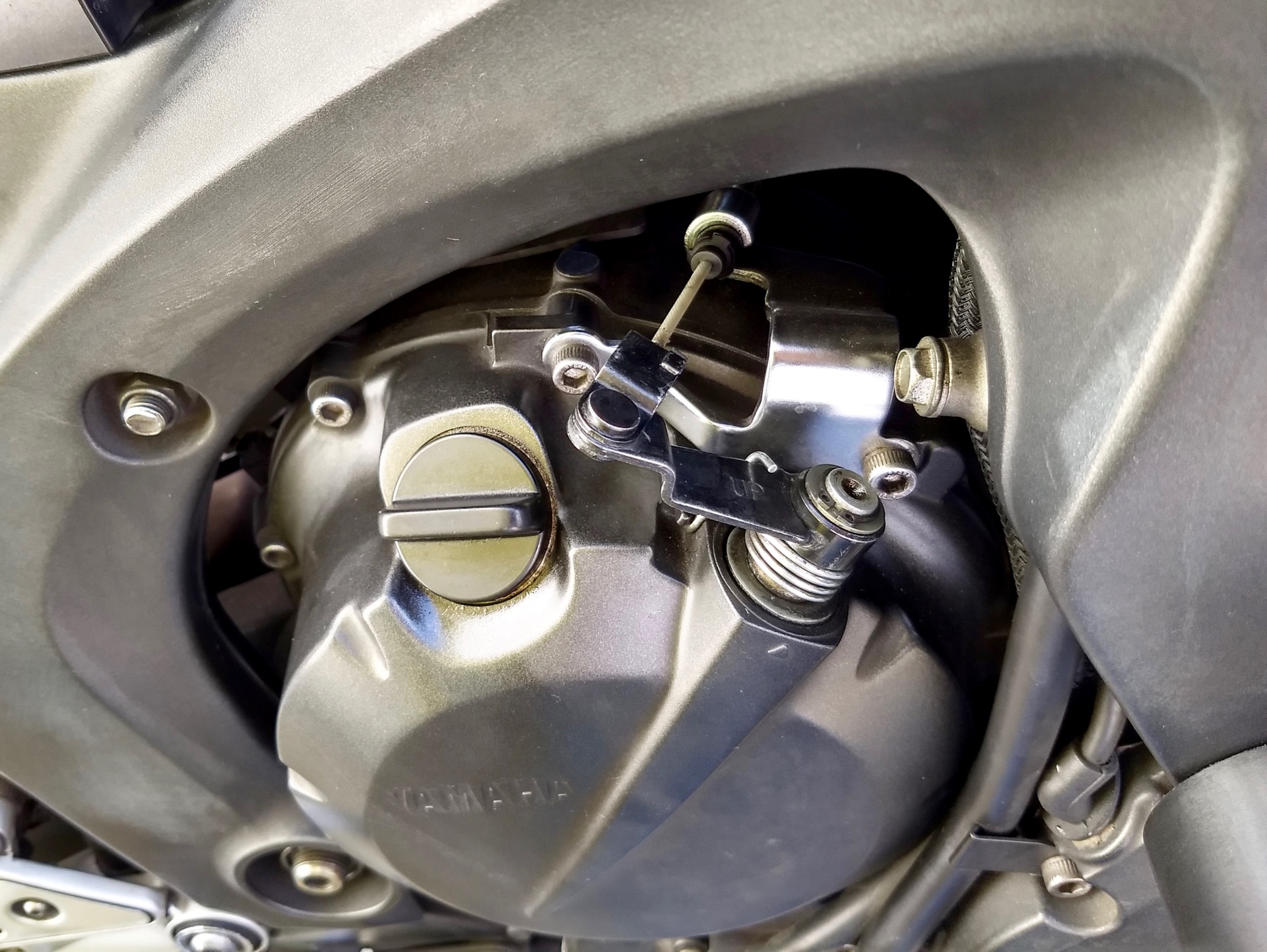 FZ6 Mini Mod Fixing The Heavy Clutch Beginner Biker Adventures