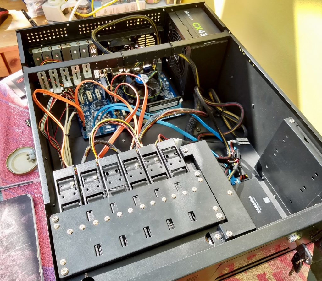 Home built file server in loft