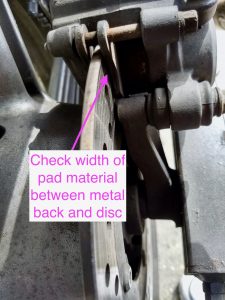 Motorcycle MOT Checklist - brakes