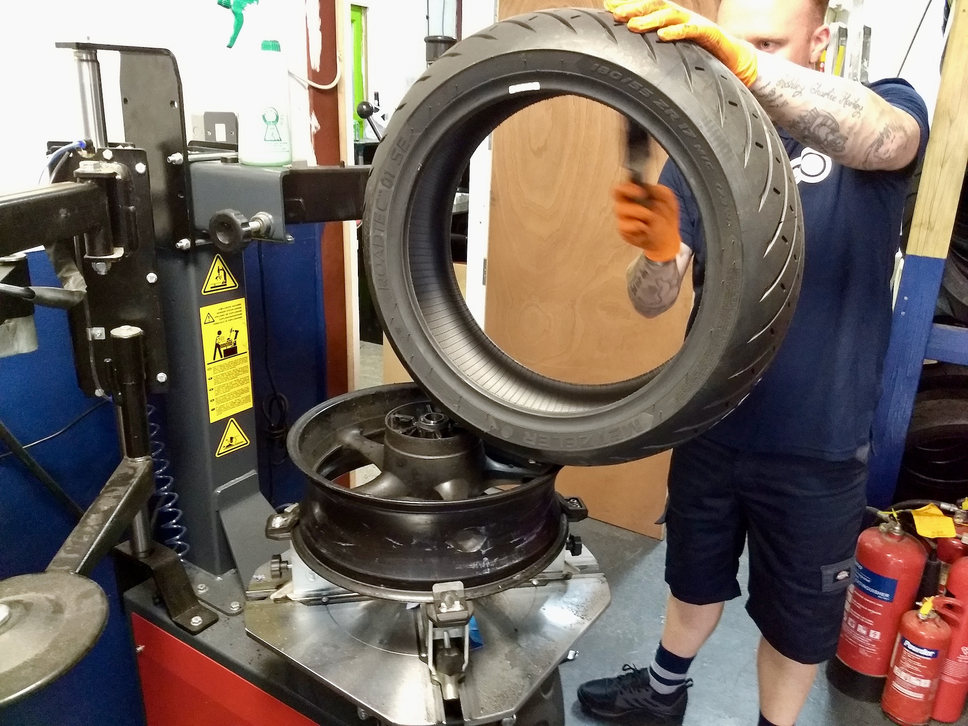 Two Tyres the New Garage for Motorcycle Tyres London Beginner Biker