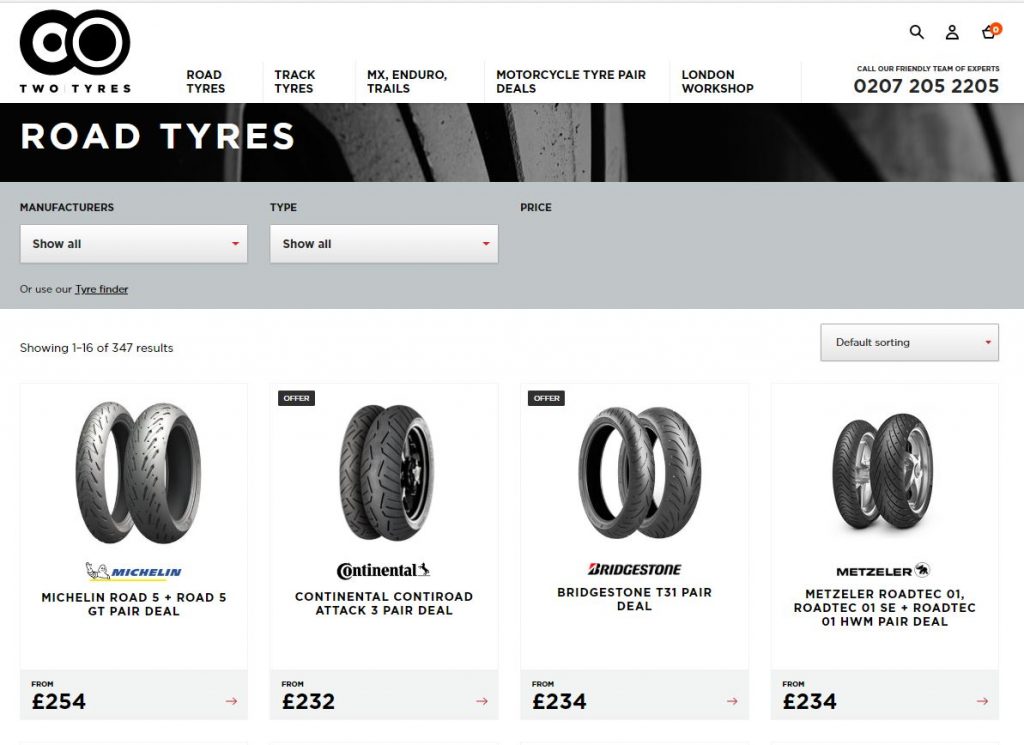 Motorcycle Tyres online