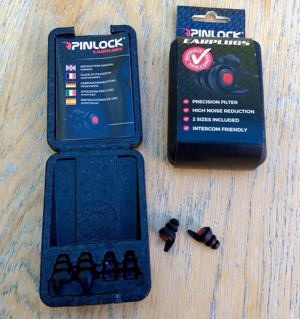 Pinlock Motorcycle ear plugs review