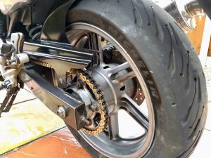 Honda CBF500. hugger, new chain, Michelin Road 5 tyres