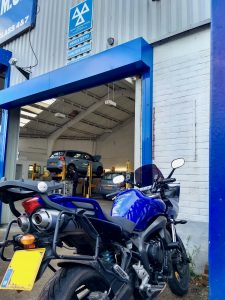 Motorcycle MOT check