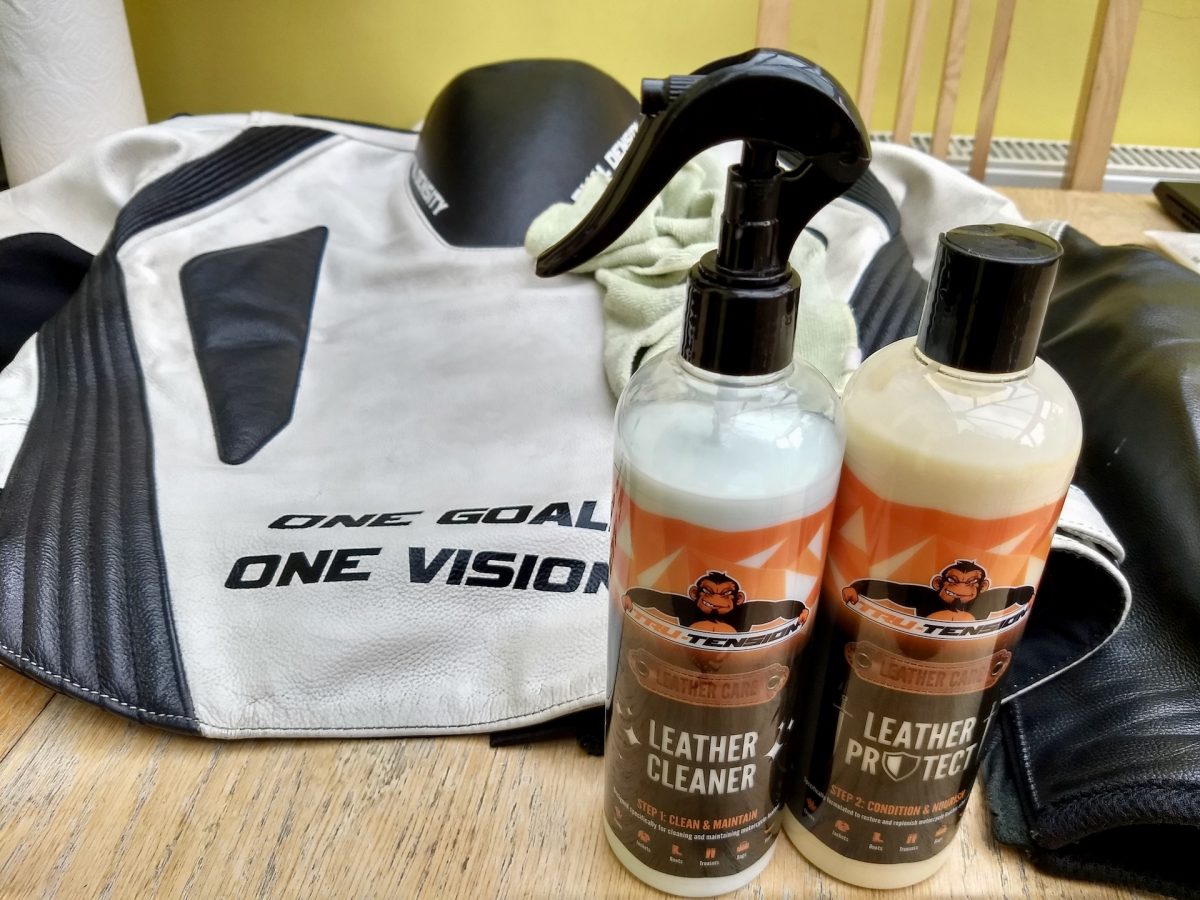 TruTension Leather Cleaner & Protect Conditioner Review Beginner Biker Adventures