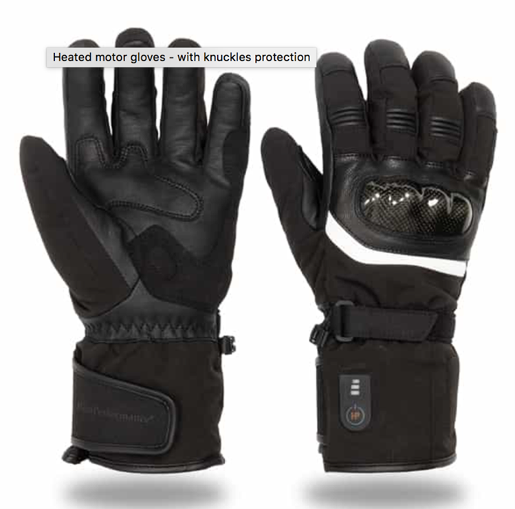 Prevent cold hands with heated motorcycle gloves