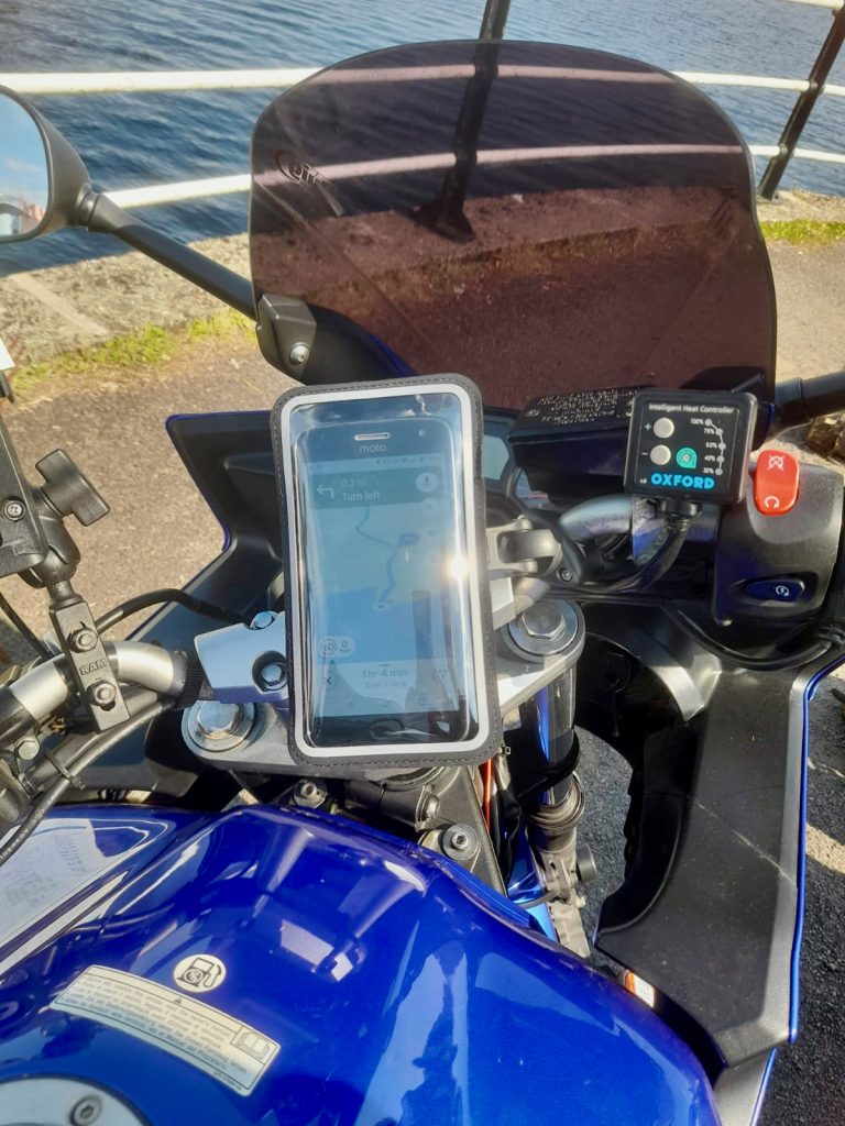 Shapeheart motorbike phone mount