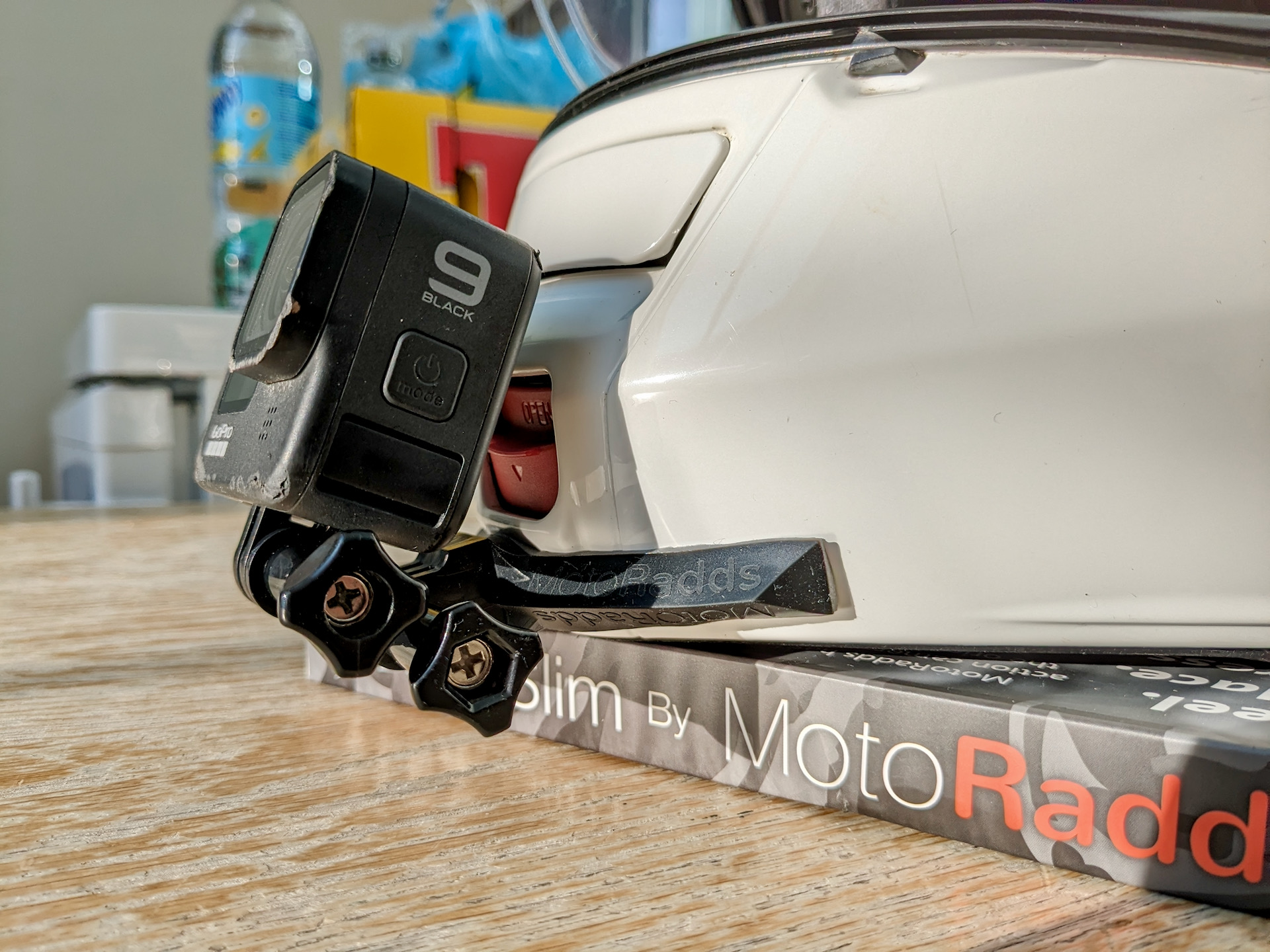 MotoRadds Flex Slim GoPro motorcycle helmet mount